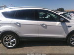 2014 Ford Escape Titanium White vin: 1FMCU0J96EUE47281