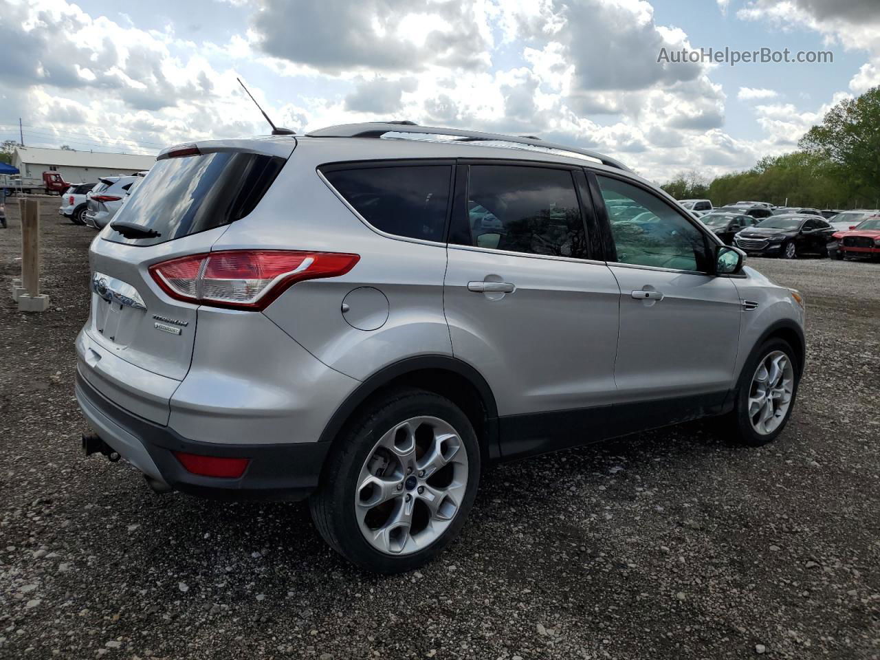 2015 Ford Escape Titanium Серебряный vin: 1FMCU0J96FUC88540