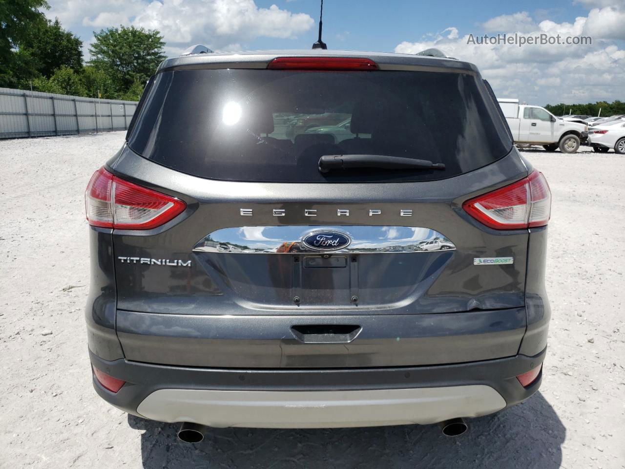 2016 Ford Escape Titanium Gray vin: 1FMCU0J96GUA29113