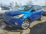 2017 Ford Escape Titanium Синий vin: 1FMCU0J96HUA69435