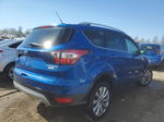 2017 Ford Escape Titanium Синий vin: 1FMCU0J96HUA69435