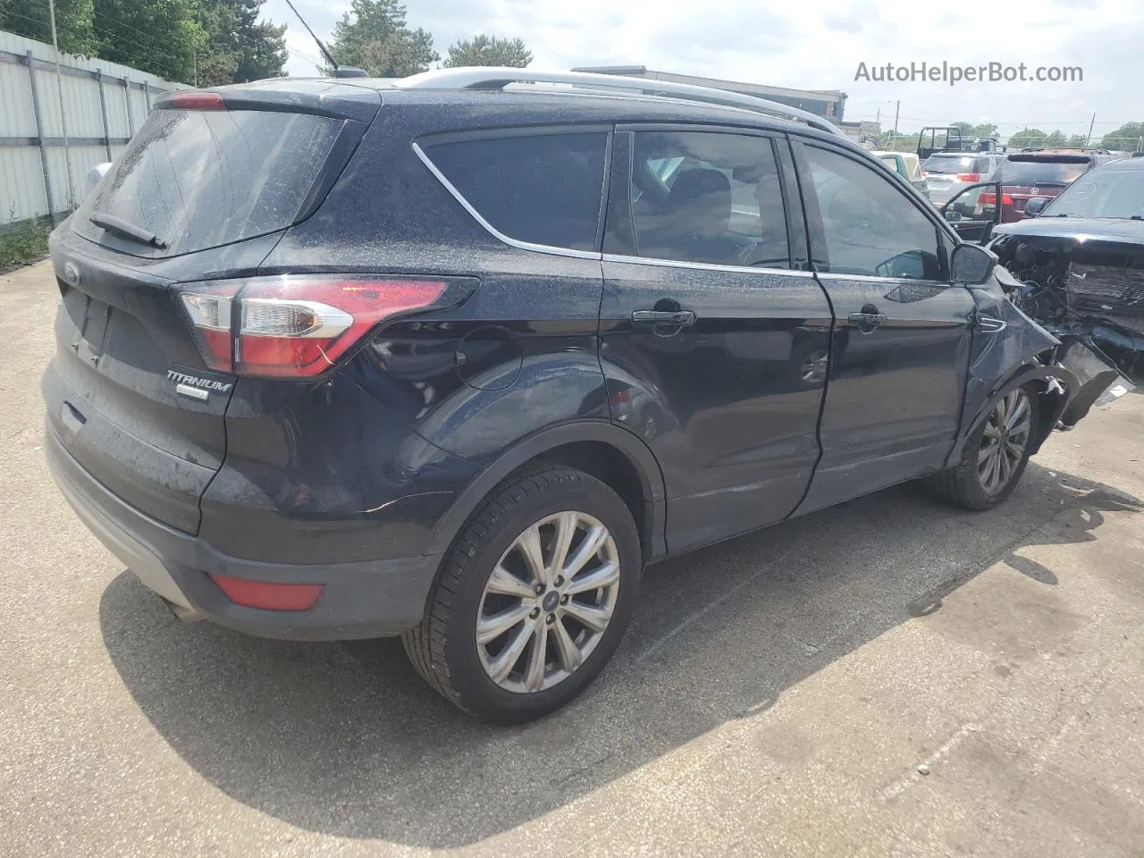 2017 Ford Escape Titanium Black vin: 1FMCU0J96HUE90328