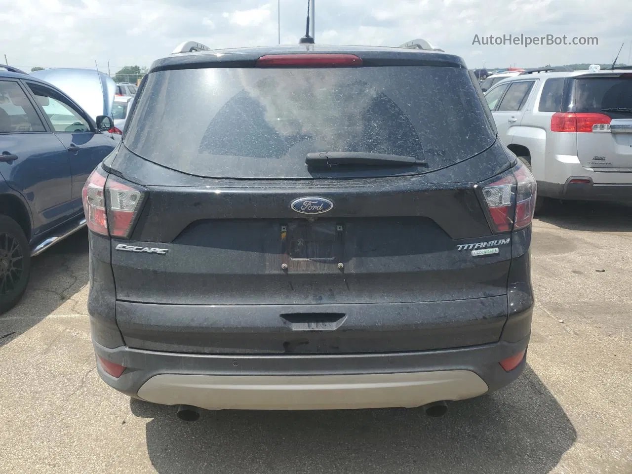 2017 Ford Escape Titanium Black vin: 1FMCU0J96HUE90328