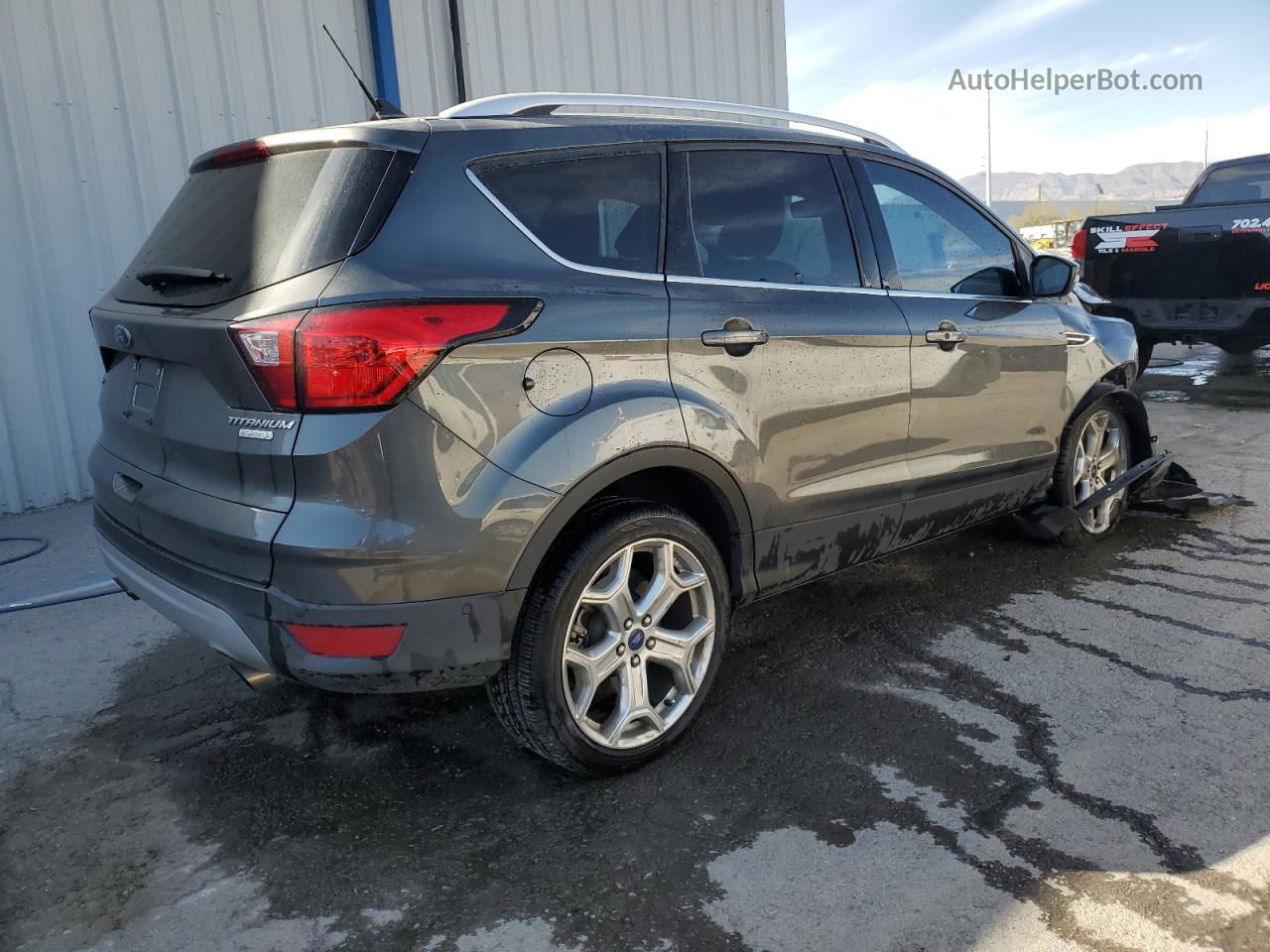 2019 Ford Escape Titanium Charcoal vin: 1FMCU0J96KUA42050