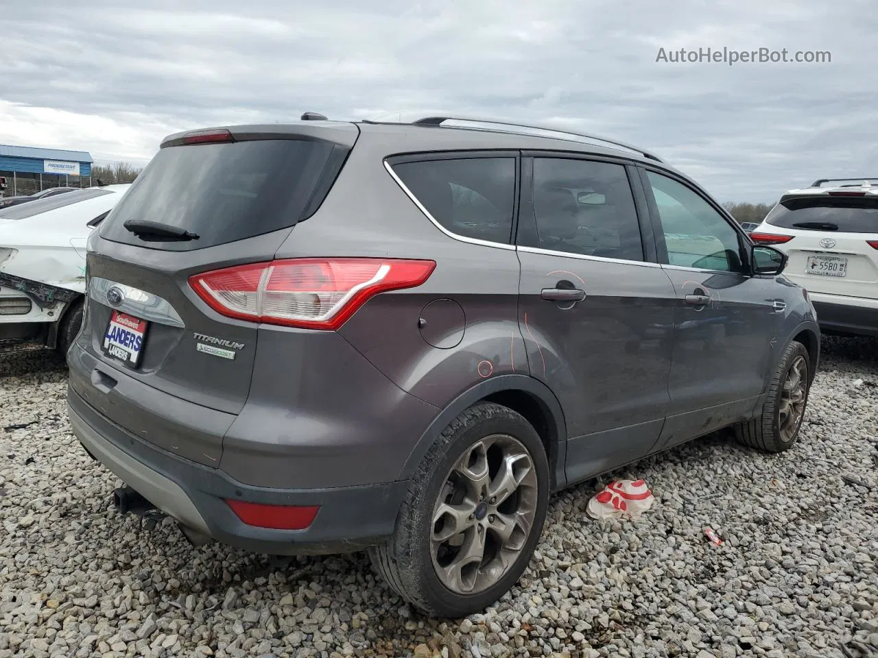 2014 Ford Escape Titanium Gray vin: 1FMCU0J97EUA30302