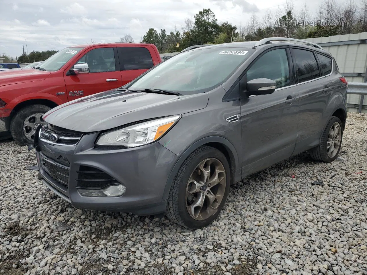 2014 Ford Escape Titanium Gray vin: 1FMCU0J97EUA30302