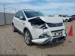 2014 Ford Escape Titanium White vin: 1FMCU0J97EUD41485