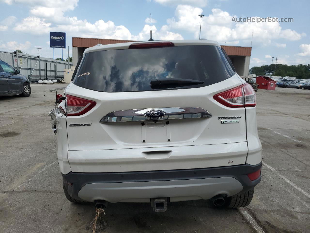 2015 Ford Escape Titanium Серебряный vin: 1FMCU0J97FUB47766