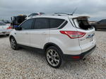 2016 Ford Escape Titanium White vin: 1FMCU0J97GUA97016