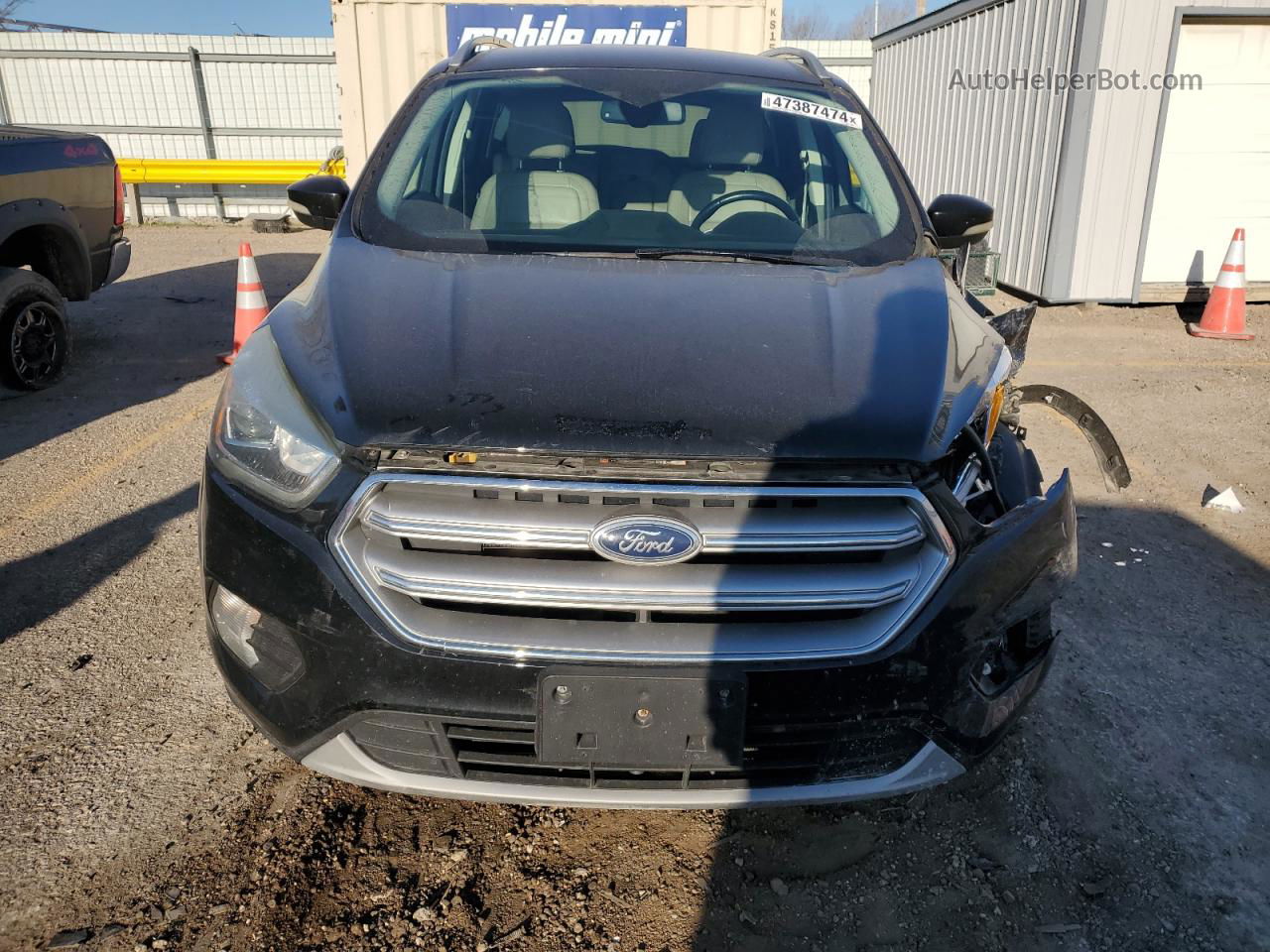 2017 Ford Escape Titanium Black vin: 1FMCU0J97HUC56084