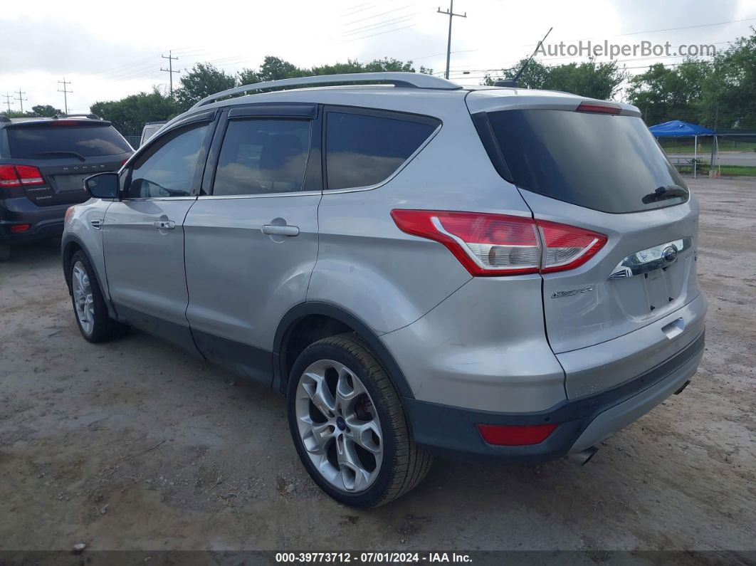 2014 Ford Escape Titanium Silver vin: 1FMCU0J98EUB15309