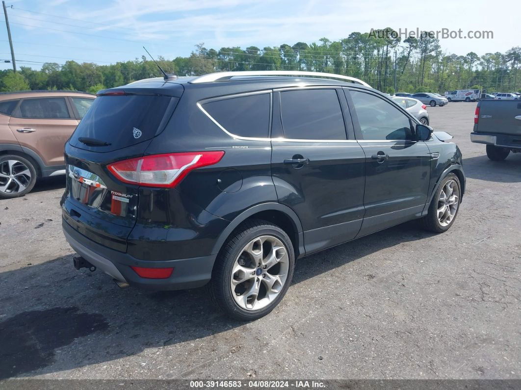 2015 Ford Escape Titanium Черный vin: 1FMCU0J98FUC01379