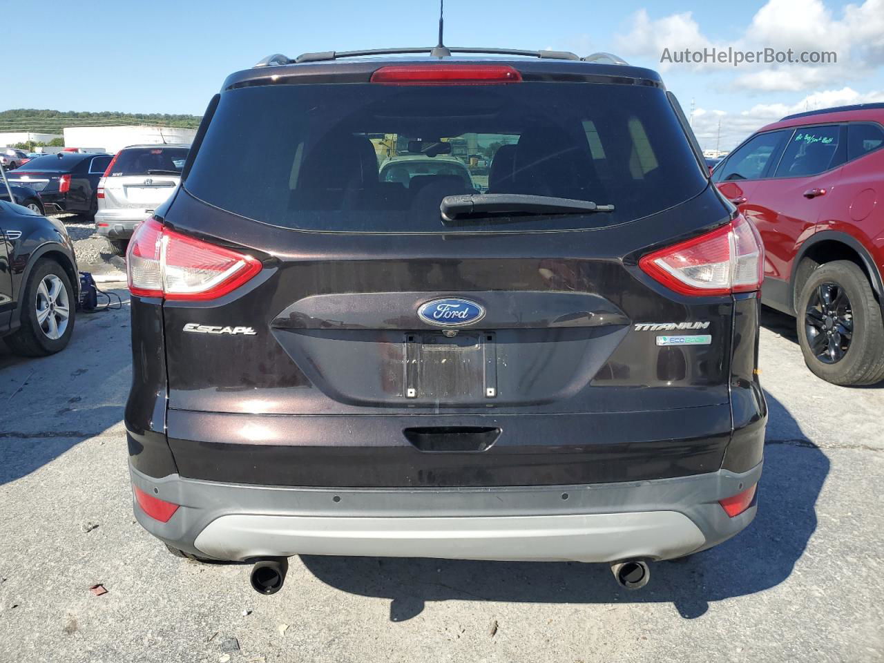 2013 Ford Escape Titanium Brown vin: 1FMCU0J99DUB81964