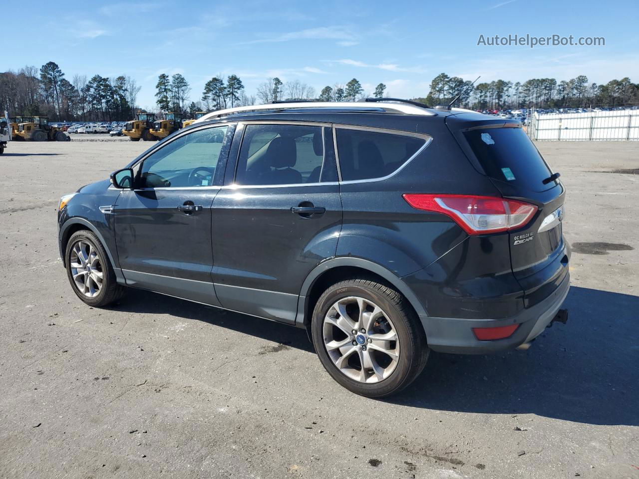 2014 Ford Escape Titanium Черный vin: 1FMCU0J99EUA27031