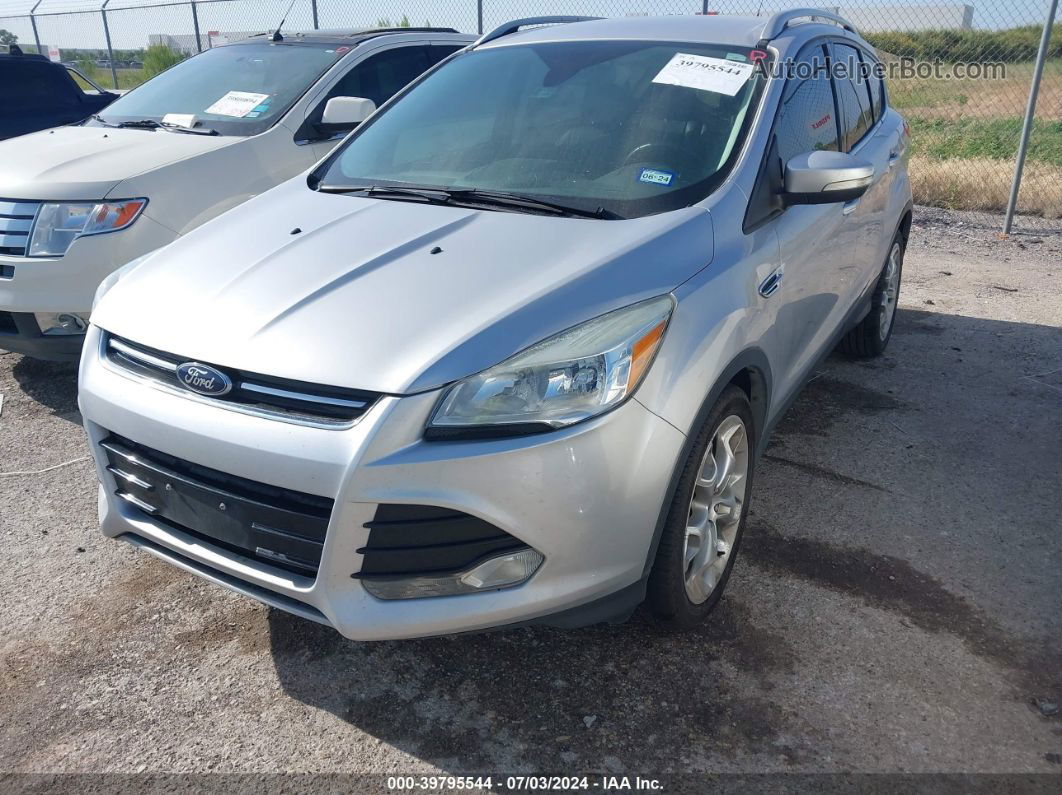 2014 Ford Escape Titanium Silver vin: 1FMCU0J99EUE11987