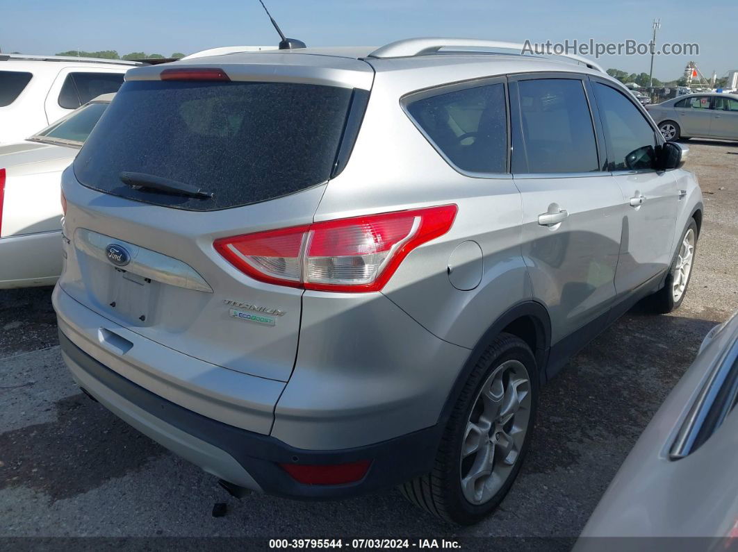 2014 Ford Escape Titanium Silver vin: 1FMCU0J99EUE11987