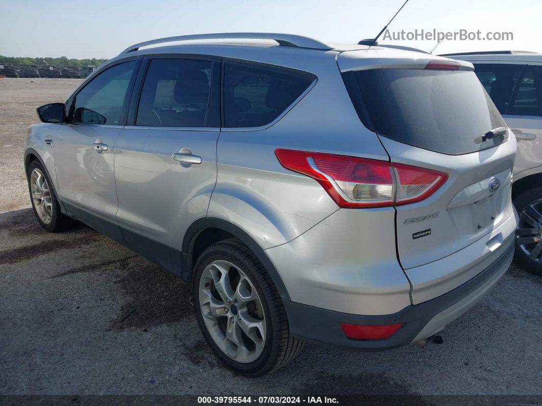 2014 Ford Escape Titanium Silver vin: 1FMCU0J99EUE11987