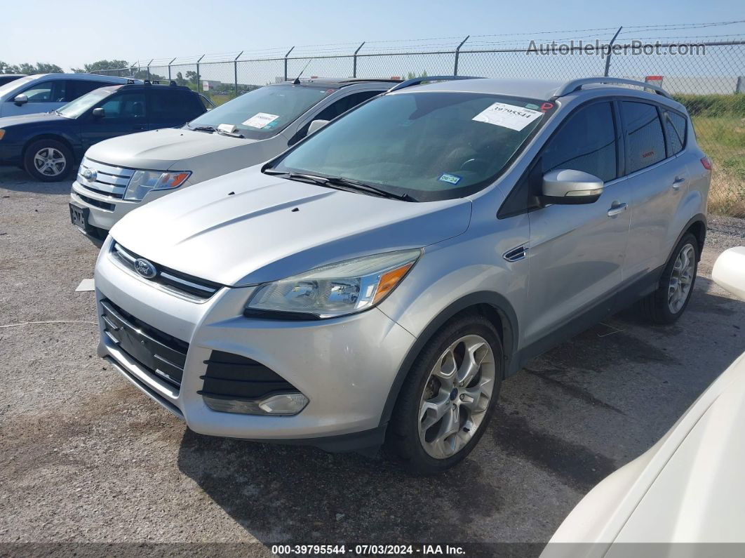 2014 Ford Escape Titanium Silver vin: 1FMCU0J99EUE11987