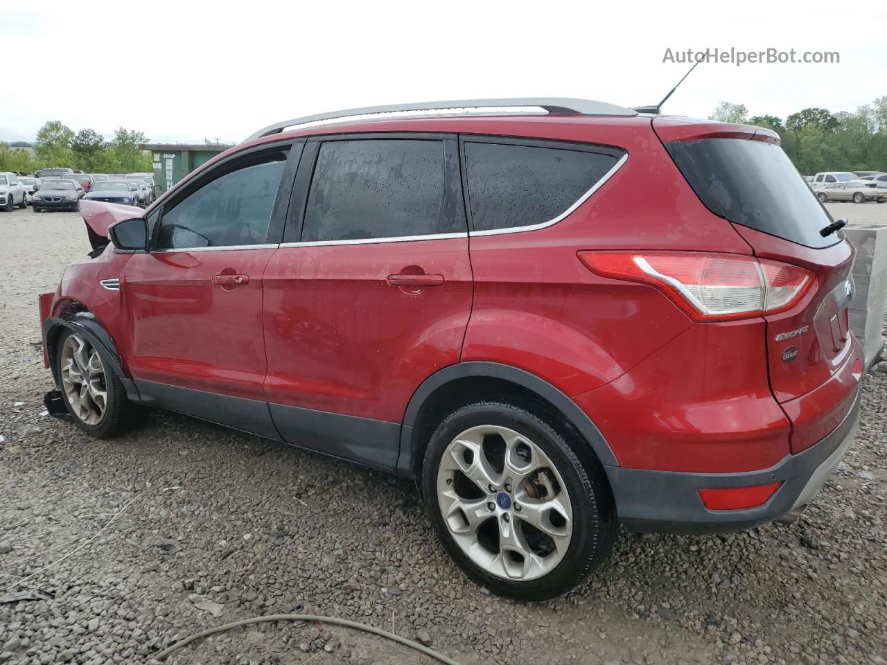 2015 Ford Escape Titanium Темно-бордовый vin: 1FMCU0J99FUB25185