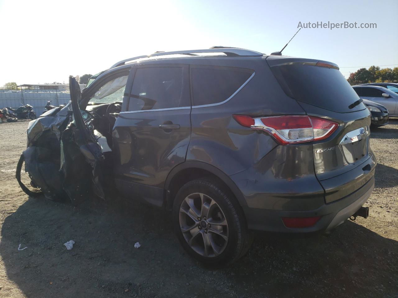 2015 Ford Escape Titanium Серый vin: 1FMCU0J99FUB73172