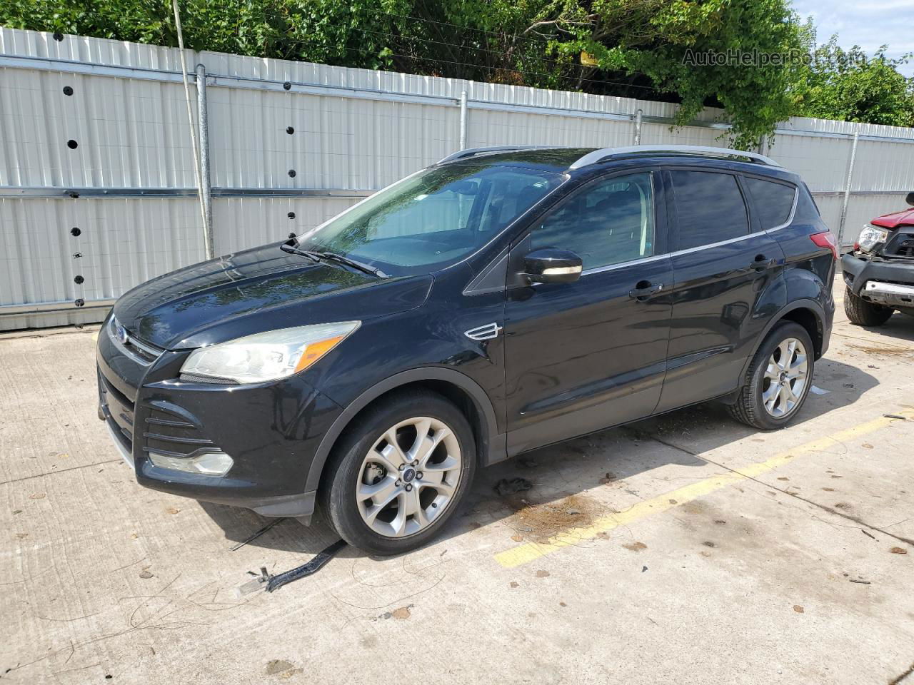 2016 Ford Escape Titanium Черный vin: 1FMCU0J99GUC88095