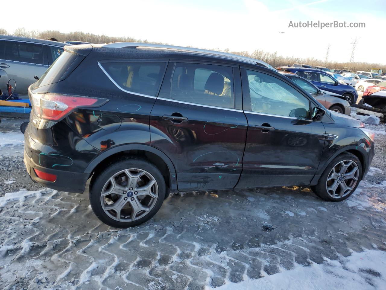 2017 Ford Escape Titanium Black vin: 1FMCU0J99HUA19578