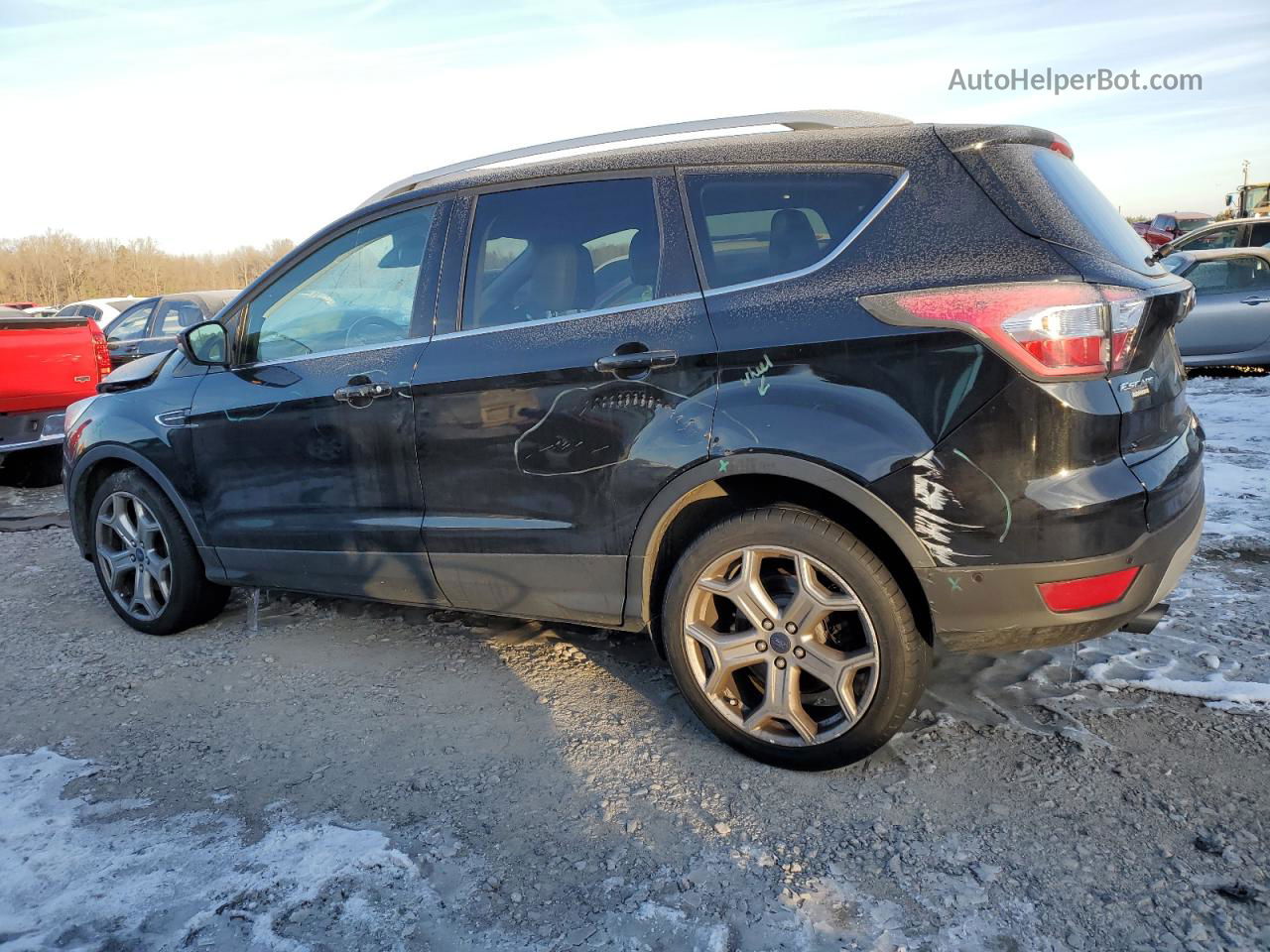 2017 Ford Escape Titanium Black vin: 1FMCU0J99HUA19578