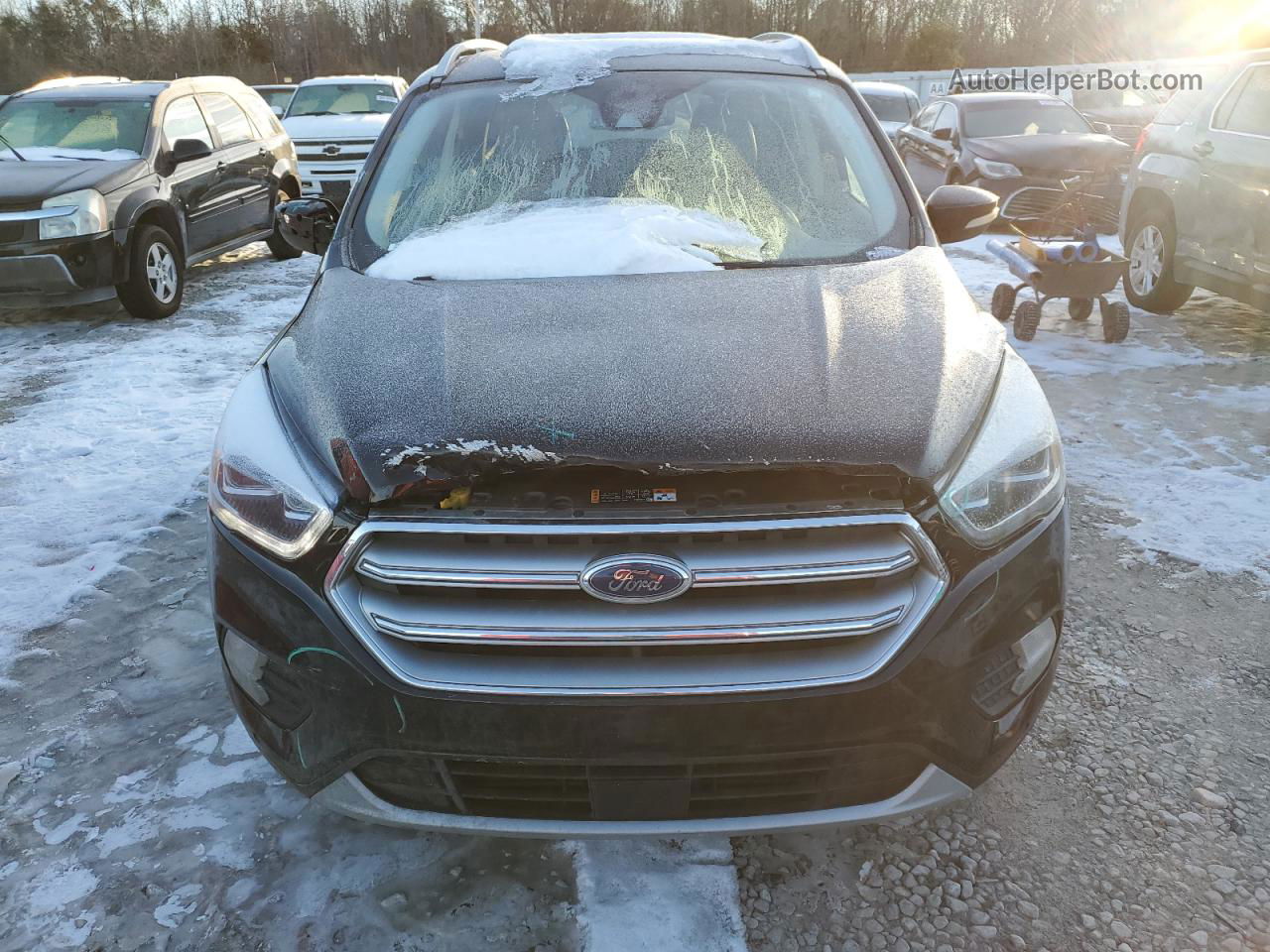 2017 Ford Escape Titanium Black vin: 1FMCU0J99HUA19578