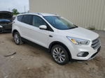 2017 Ford Escape Titanium Белый vin: 1FMCU0J99HUB01827