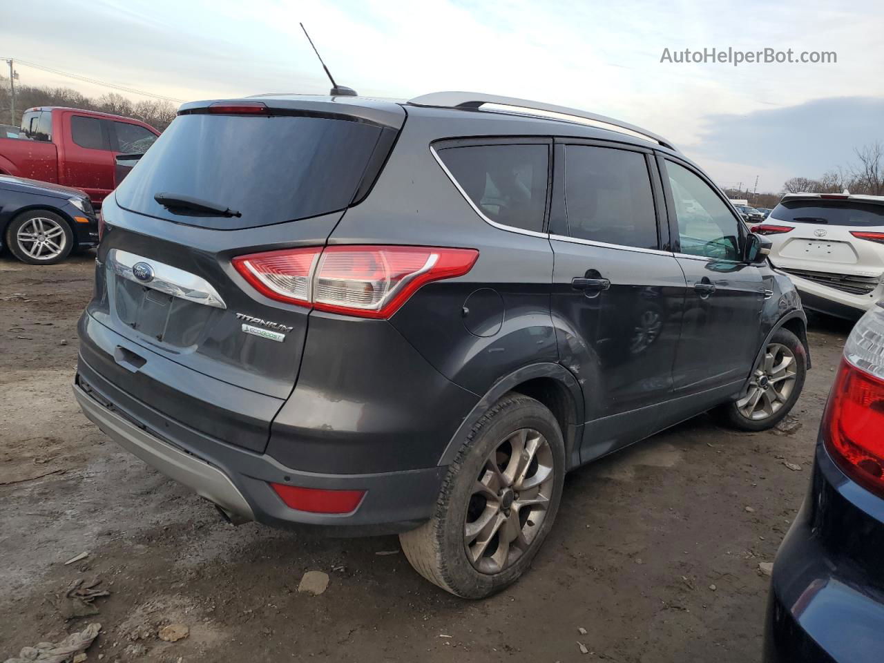 2015 Ford Escape Titanium Gray vin: 1FMCU0J9XFUA02737