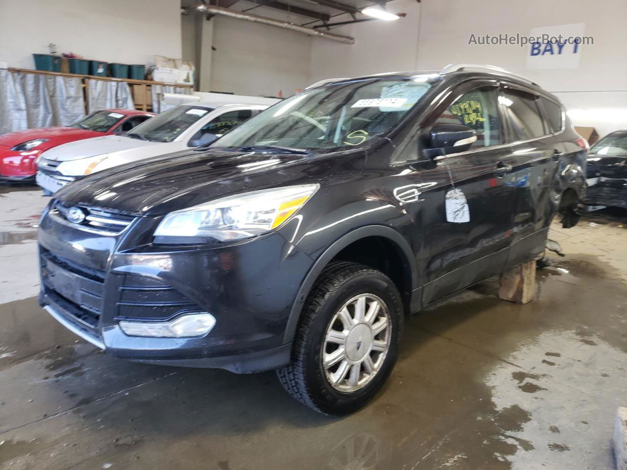 2015 Ford Escape Titanium Black vin: 1FMCU0J9XFUC17955