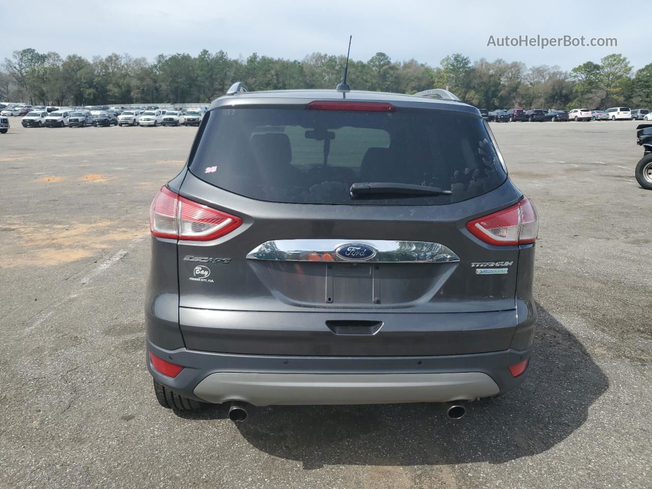 2015 Ford Escape Titanium Black vin: 1FMCU0J9XFUC86080