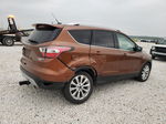 2017 Ford Escape Titanium Коричневый vin: 1FMCU0J9XHUA80910