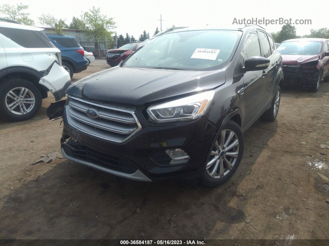 2017 Ford Escape Titanium Black vin: 1FMCU0JD0HUA91726