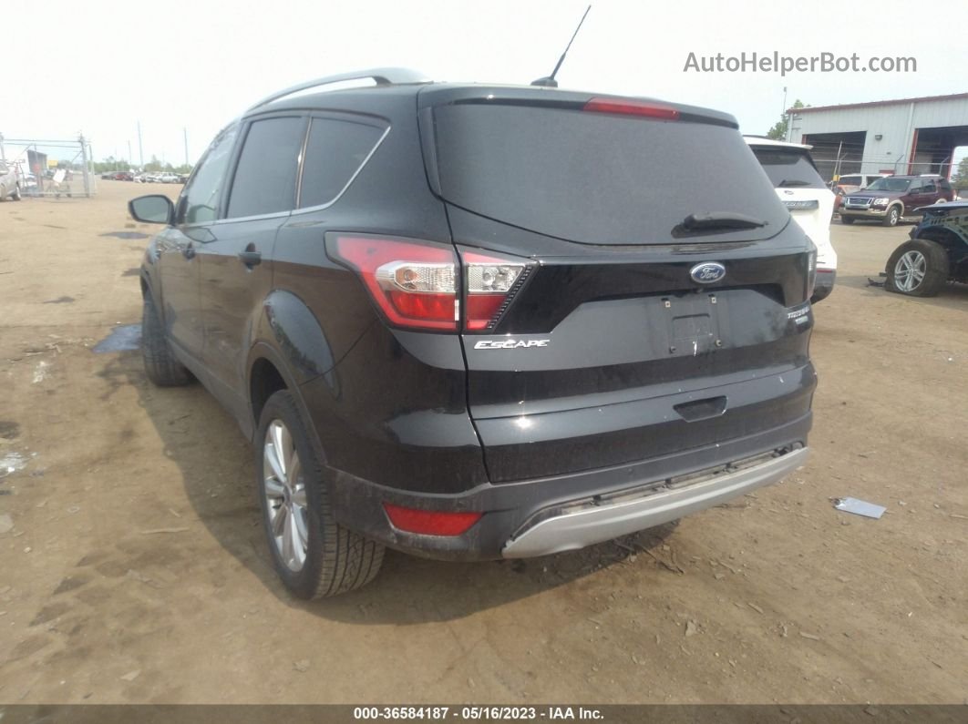 2017 Ford Escape Titanium Black vin: 1FMCU0JD0HUA91726