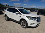 2017 Ford Escape Titanium White vin: 1FMCU0JD0HUC24422