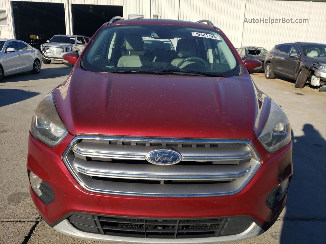 2017 Ford Escape Titanium Красный vin: 1FMCU0JD2HUA18972