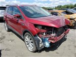 2017 Ford Escape Titanium Red vin: 1FMCU0JD6HUC94586