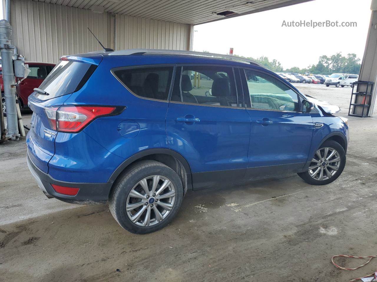 2017 Ford Escape Titanium Blue vin: 1FMCU0JD6HUD08258