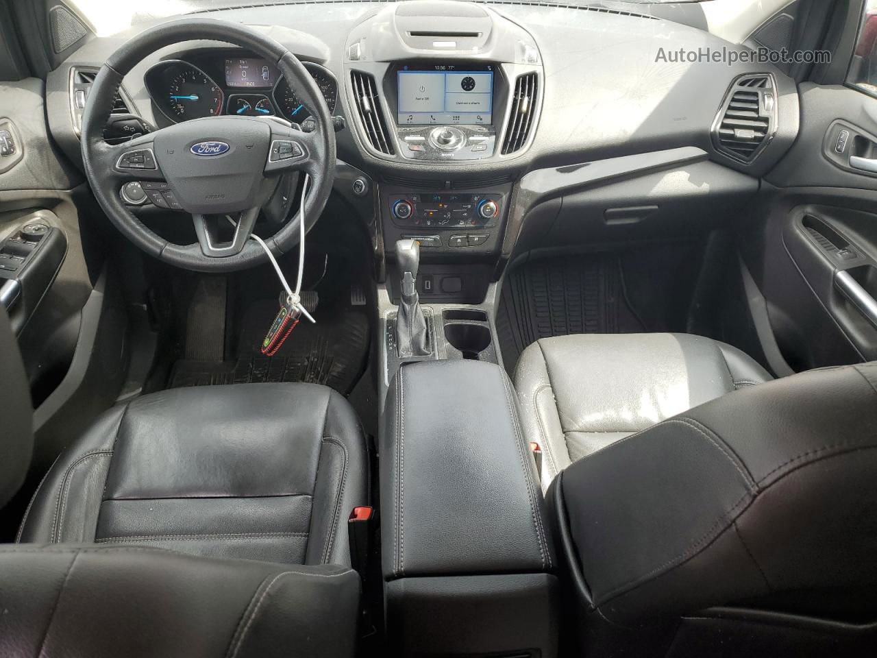 2017 Ford Escape Titanium Красный vin: 1FMCU0JD8HUD18273