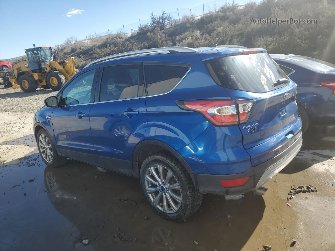 2017 Ford Escape Titanium Blue vin: 1FMCU0JD9HUA49314