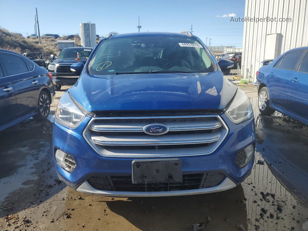 2017 Ford Escape Titanium Blue vin: 1FMCU0JD9HUA49314