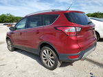 2017 Ford Escape Titanium Red vin: 1FMCU0JD9HUE65363