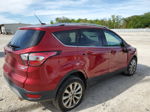 2017 Ford Escape Titanium Red vin: 1FMCU0JD9HUE65363