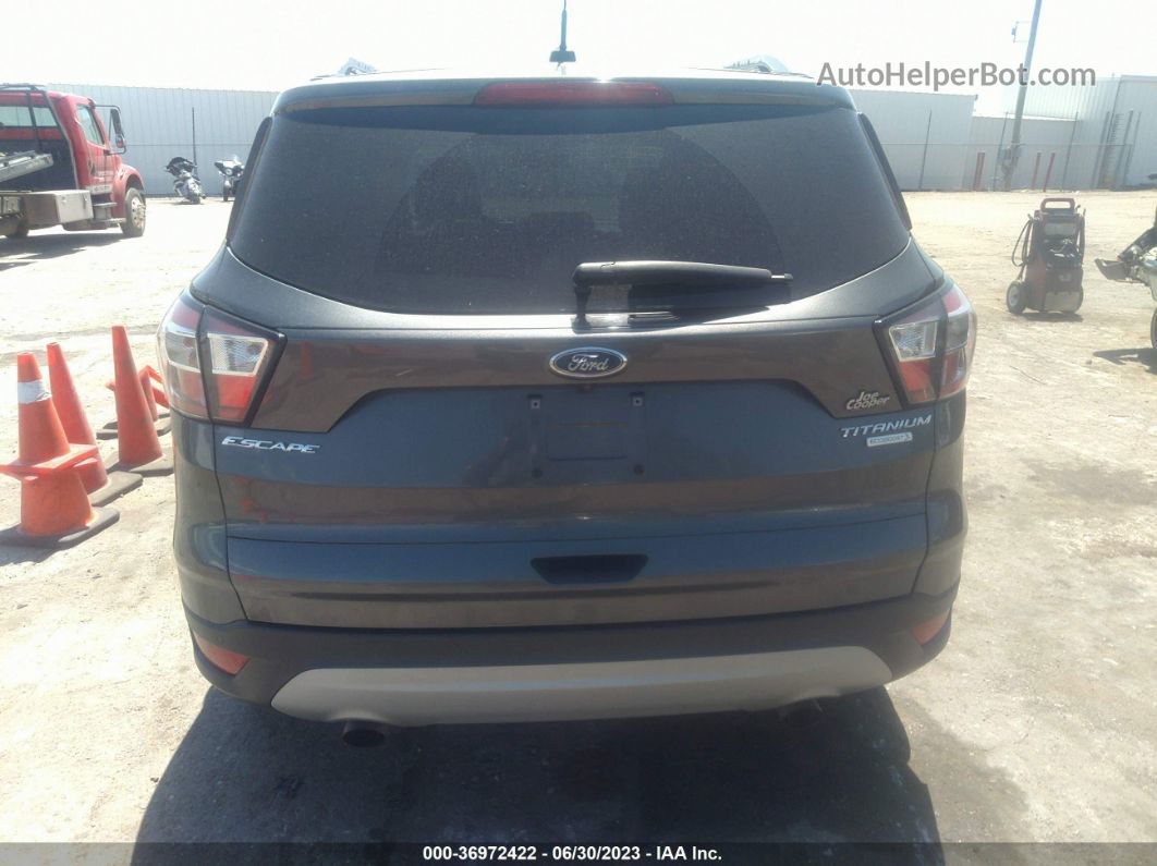 2017 Ford Escape Titanium Black vin: 1FMCU0JDXHUE47051