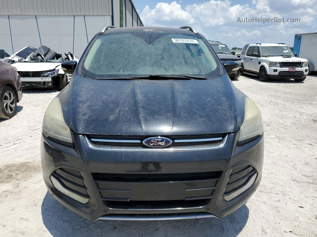 2014 Ford Escape Titanium Black vin: 1FMCU0JX0EUC06928