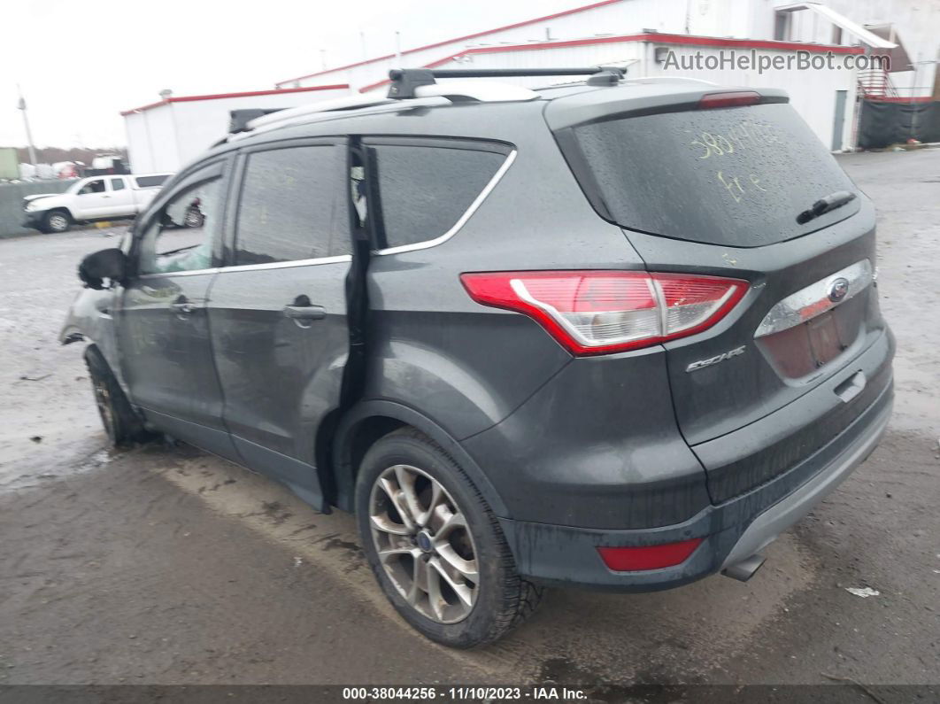 2016 Ford Escape Titanium Серый vin: 1FMCU0JX0GUC36014