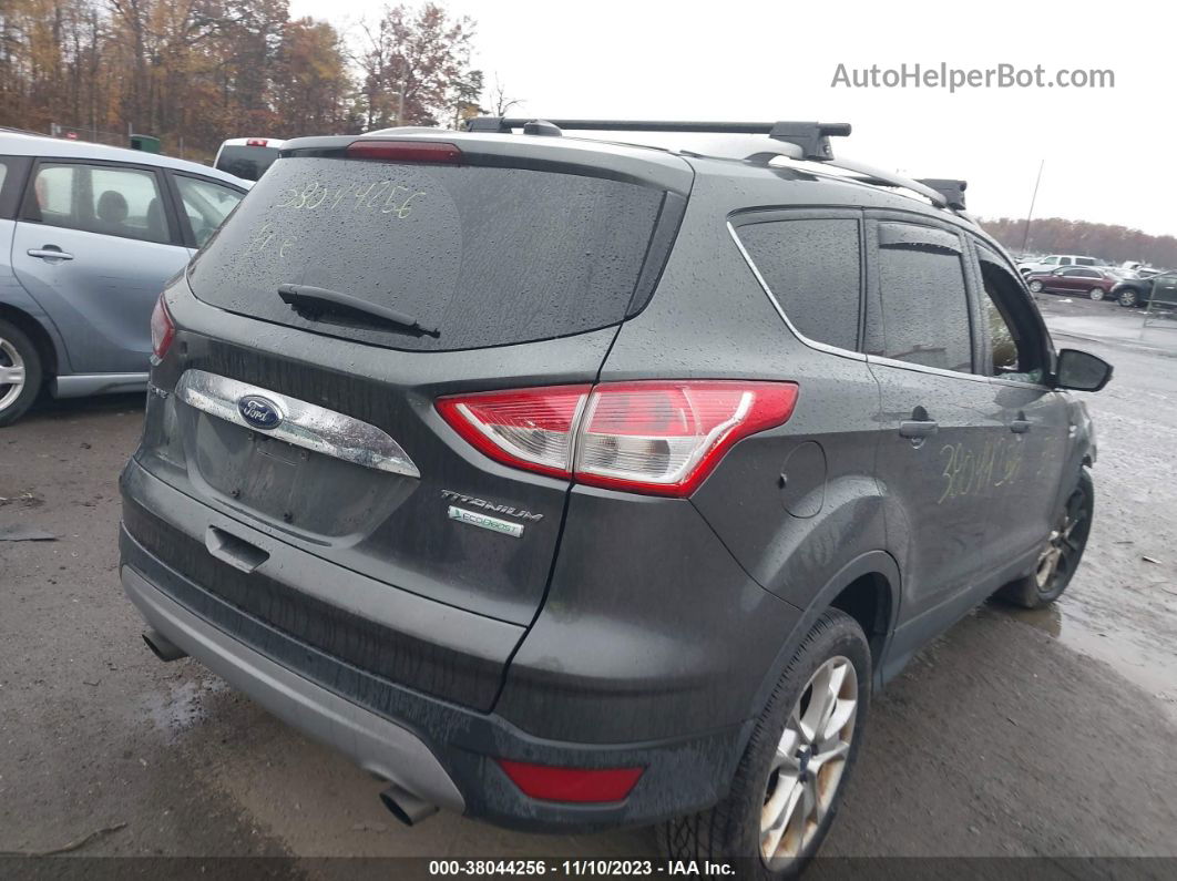 2016 Ford Escape Titanium Серый vin: 1FMCU0JX0GUC36014