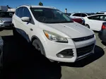 2014 Ford Escape Titanium White vin: 1FMCU0JX1EUB72840