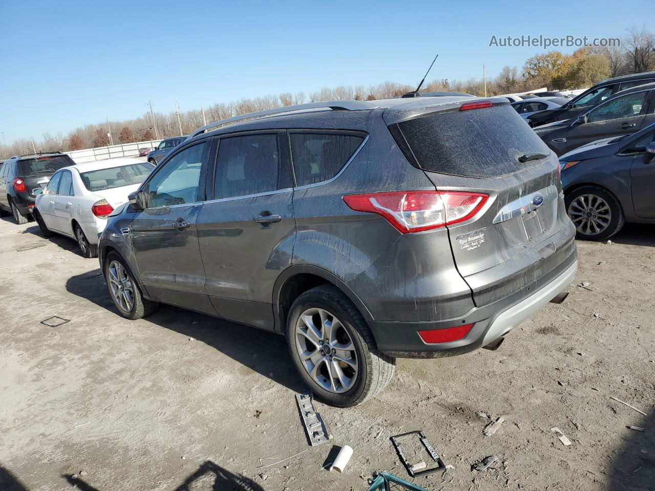 2014 Ford Escape Titanium Charcoal vin: 1FMCU0JX1EUC84862